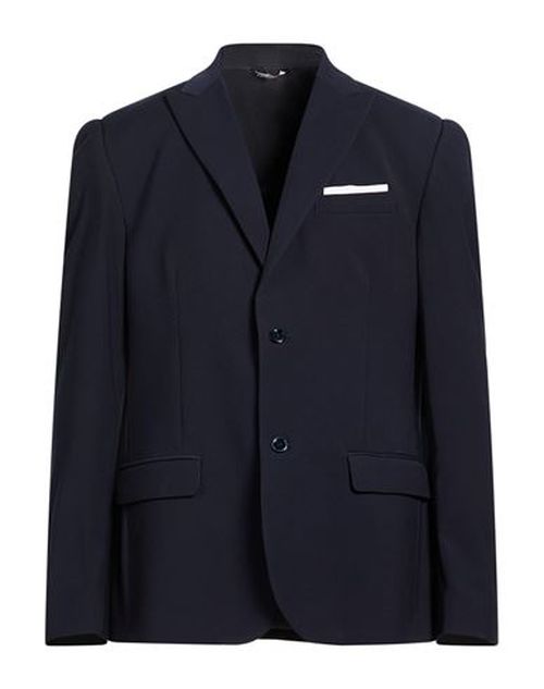 Man Blazer Midnight blue Size 38 Polyester, Viscose, Elastane