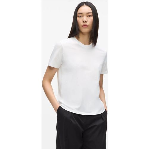 Karl Lagerfeld - Signature Regular-fit T-shirt, Damen, Weiss, Größe