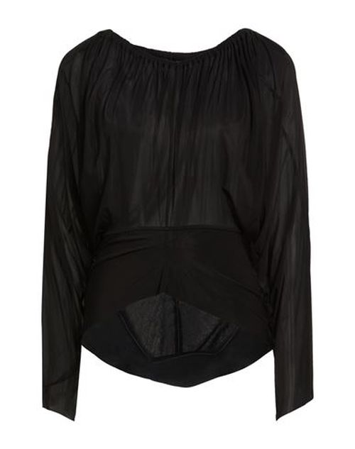 Woman Top Black Size ONESIZE Cupro, Elastane