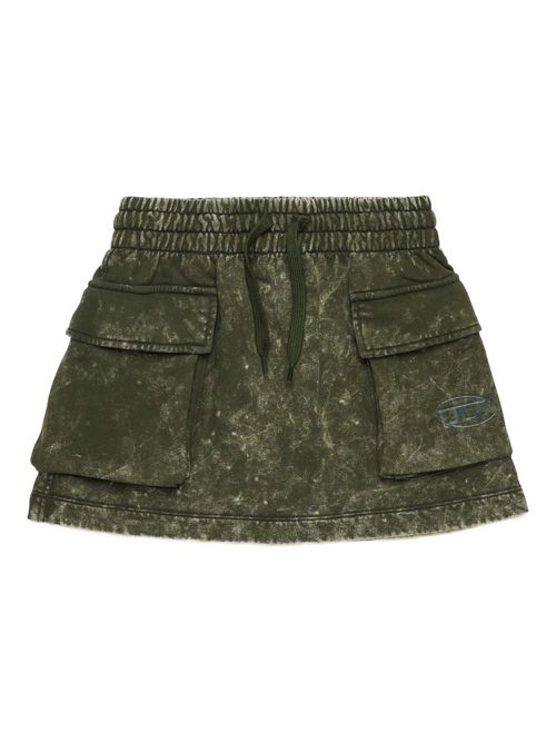 Diesel Kids cotton mini skirt - Green