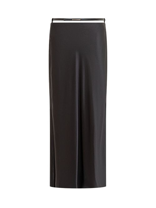 Elegant Long Silk Skirt