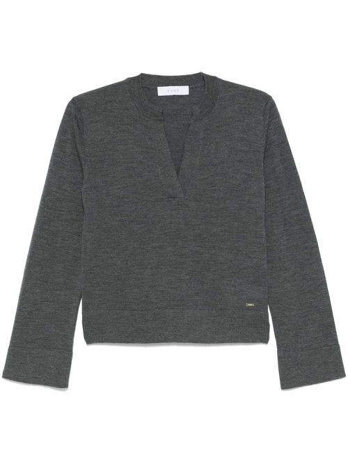 V-neck sweater - Grey