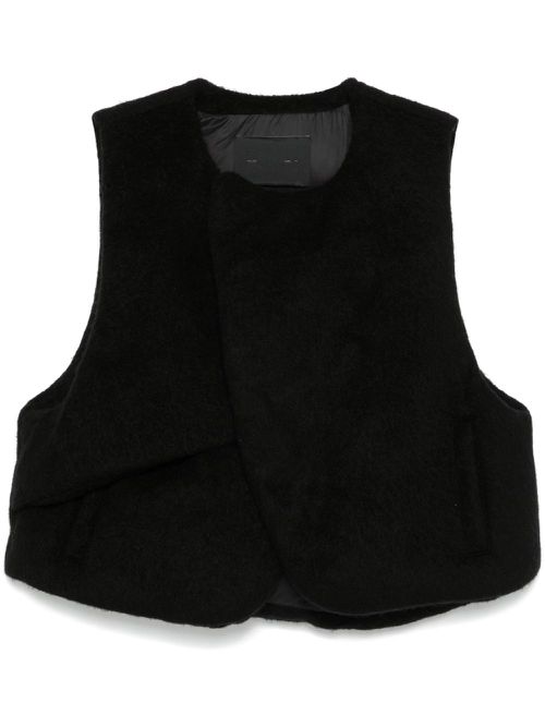 Felted gilet - Black