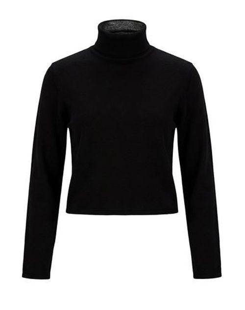 Woman Turtleneck Black Size S Acrylic, Virgin Wool