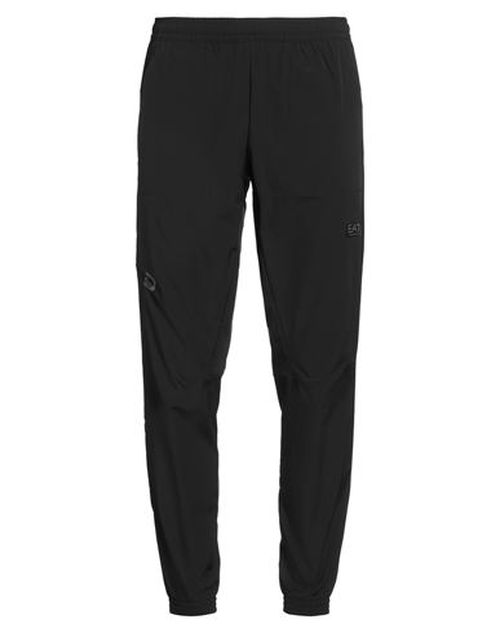 Man Pants Black Size XXL Polyester, Elastomultiester