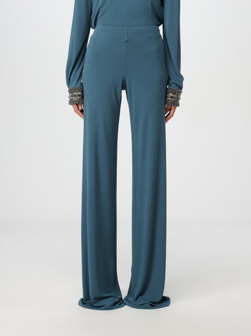 Pants Woman color Petroleum Blue