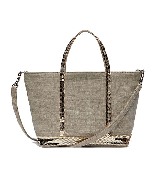 Cabas dual handle cross-body bag