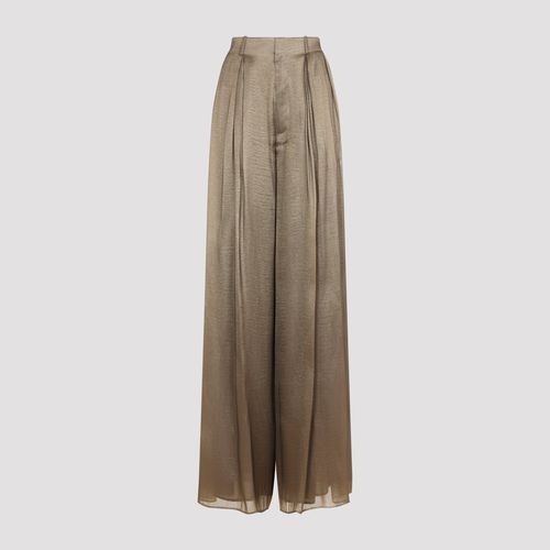 Greer Pleated Wide-Leg Pants