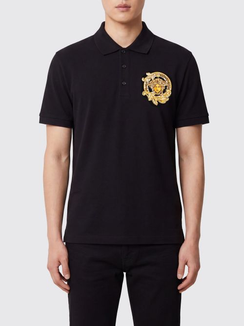 Polo Shirt Men color Black