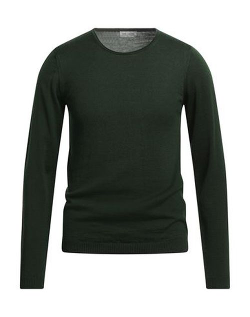 Man Sweater Green Size 36 Acrylic, Wool