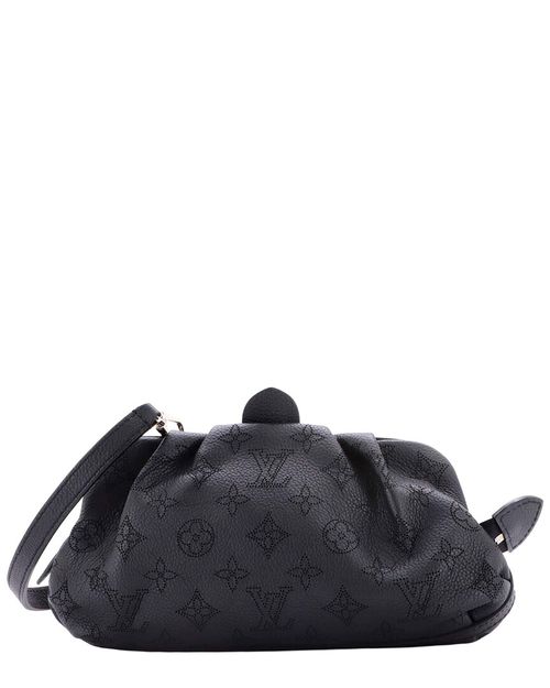 Black Mahina Leather Scala Pouch Mini (Authentic Pre-Loved)