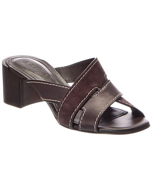 Leather & Suede Sandal