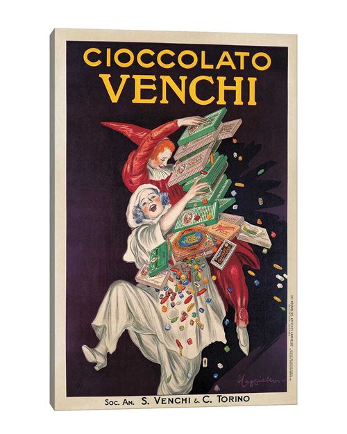 Cioccolato Venchi By Leonetto Cappiello Wall Art