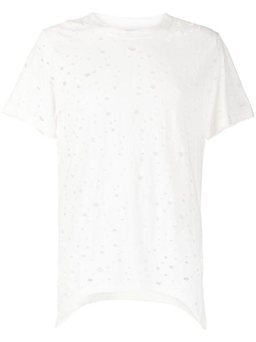 The Vendome distressed-effect T-Shirt - White