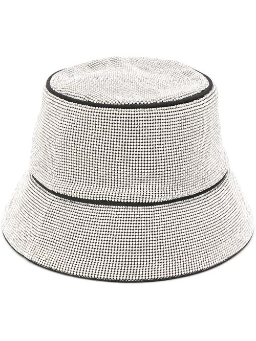 Embroidered bucket hat - Silver
