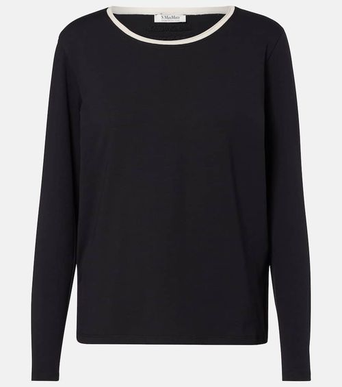 Divina cotton-blend T-shirt
