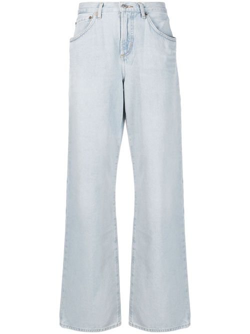 Fusion high-waist wide-leg jeans - Blue