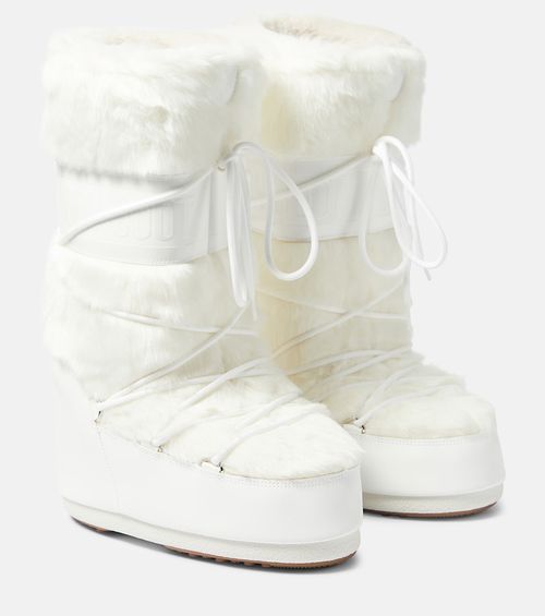 Icon faux fur-trimmed snow boots