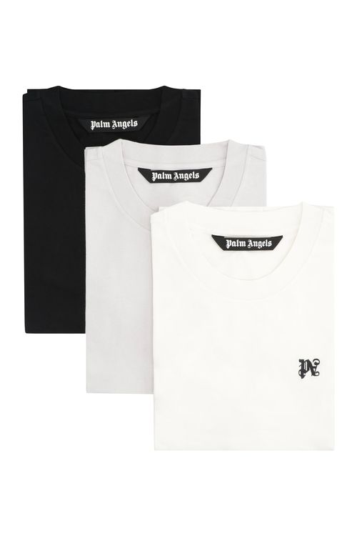 Monogram-embroidered T-shirt (pack of Three)