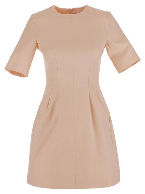 Crewneck Short-sleeved Dress