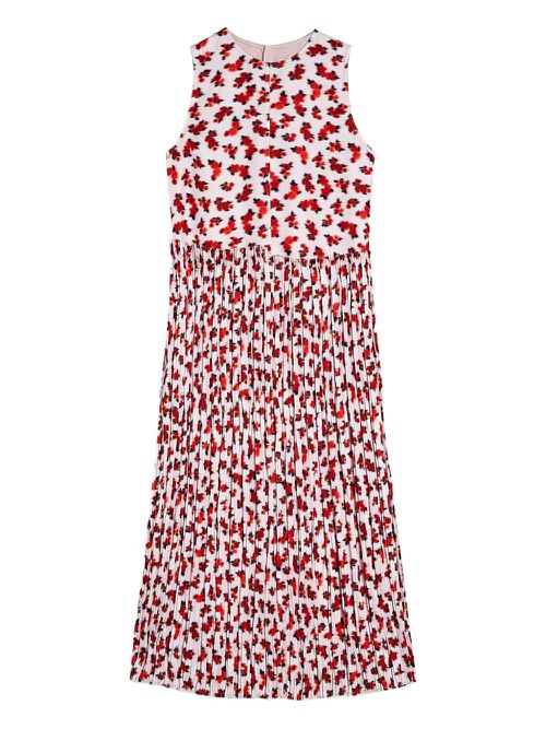 Floral-print midi dress - Pink