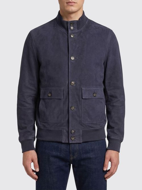 Jacket Men color Blue
