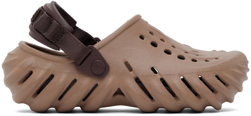 Crocs ブラウン Echo クロッグ