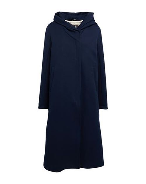 Woman Coat Blue Size 8 Cotton
