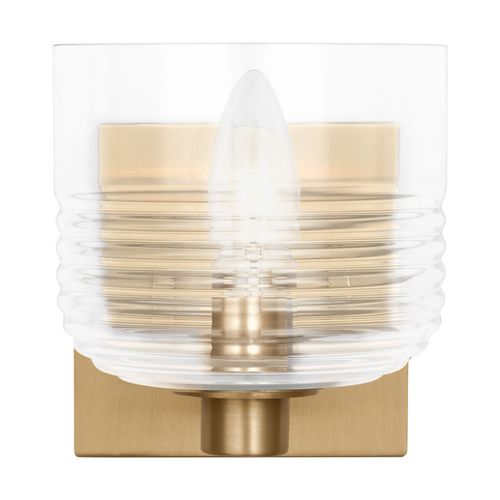 Satin Brass Wall Sconce from the Lochdale Collection