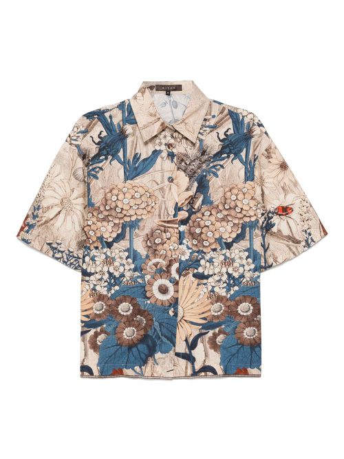 Biyan printed short-sleeved shirt - Neutrals