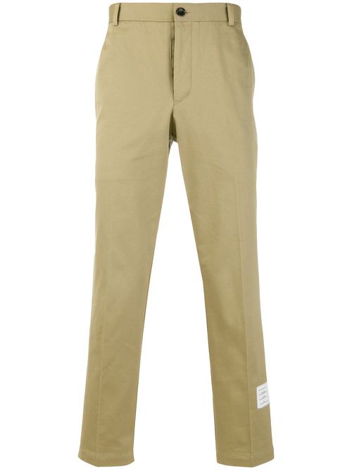Cotton Twill Unconstructed Chino Trouser - Neutrals