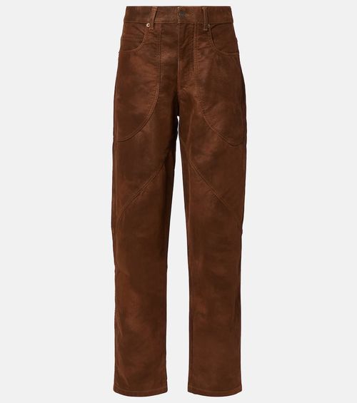 Kelvina faux leather pants