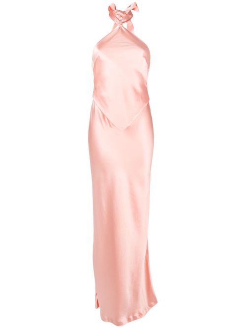 Ester halterneck maxi dress - Pink
