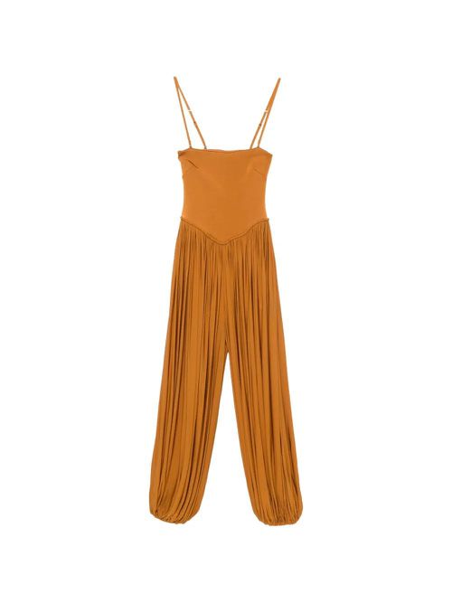Luna Pleated-Leg Jumpsuit