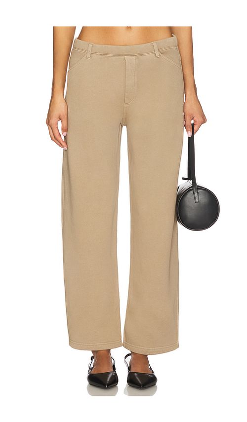 NILI LOTAN Tribeca Sweatpant in Desert Taupe - Taupe. S also in