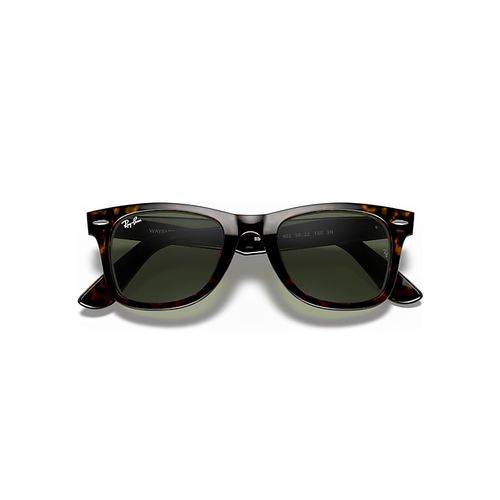 Ray-Ban Original Wayfarer Classic Sunglasses Tortoise Frame Green Lenses 52-22