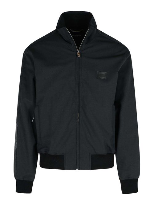 Black Wool Blend Jacket