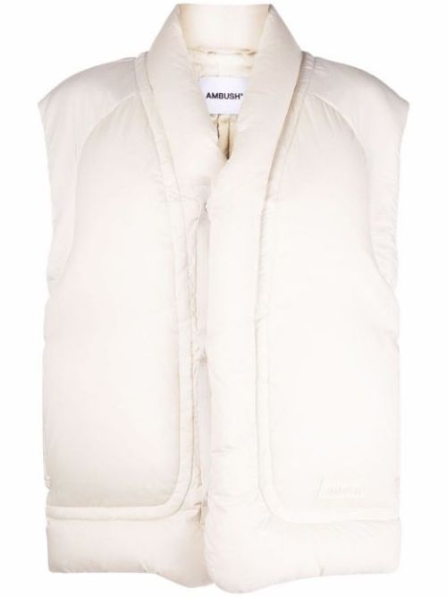 Padded down gilet