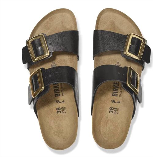 Women's Sydney Luxe Buckle Sandals In Graceful Licorice