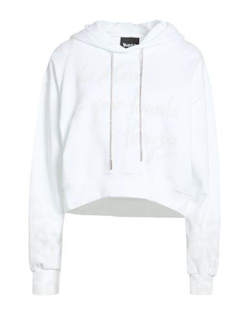 Woman Sweatshirt White Size S Cotton