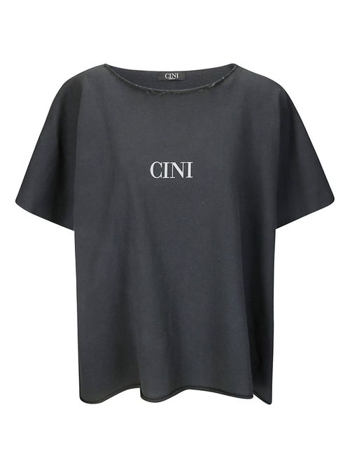 Cini logo-print T-shirt - Grey