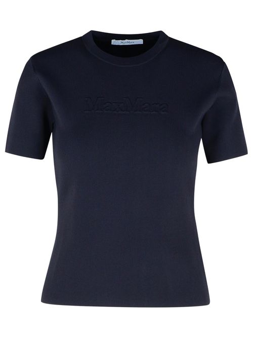 Segale Black Viscose Blend T-shirt