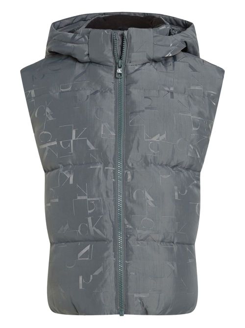 Hooded gilet - Grey