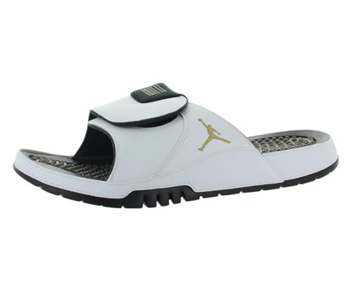 Jordan Hydro XI Men's Slides (FN2452-104, White/Black/Legend Blue) (White/Black/Legend Blue, US Footwear