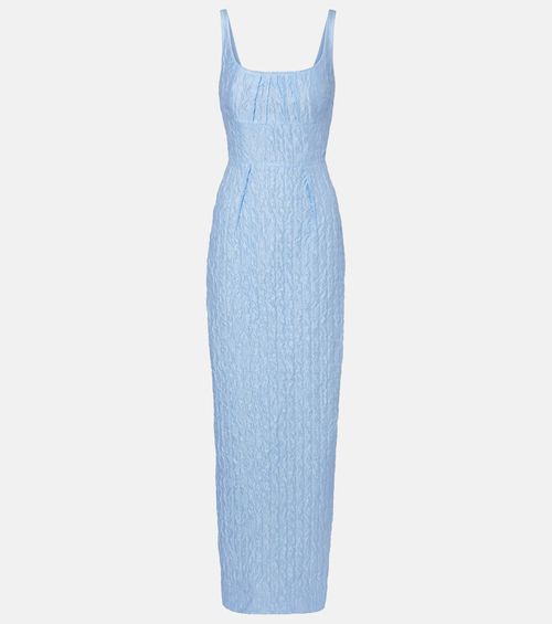 Sharon seersucker gown
