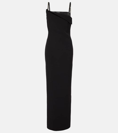 Roland Mouret Embellished crêpe gown