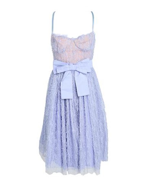 Elisabetta Franchi Woman Midi dress Lilac Size 4 Polyester, Polyamide, Elastane