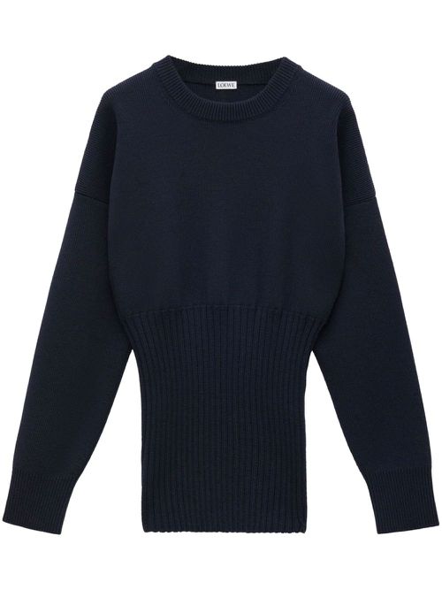 Logo-patch jumper - Blue