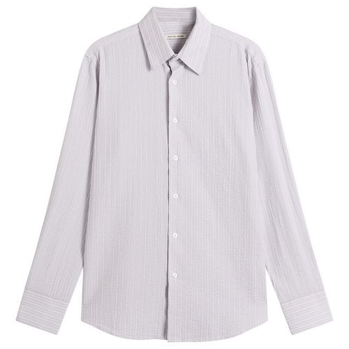 Men's Business Shirt in Lavender Stripe