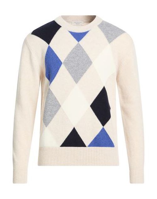 Man Sweater Beige Size L Merino Wool, Cashmere